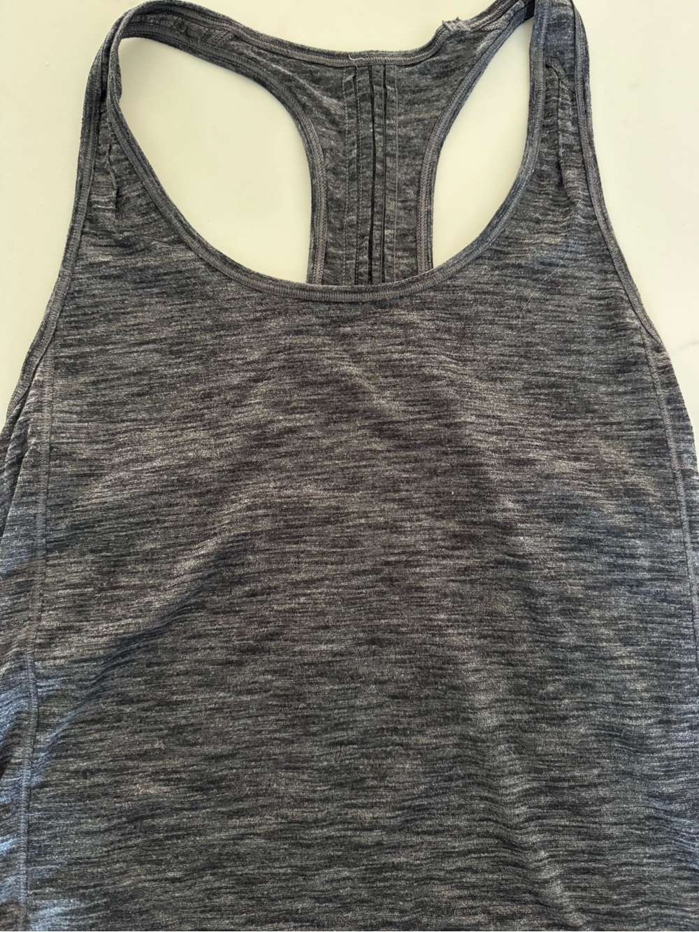 lululemon athletica Charcoal Heather Racerback Tank